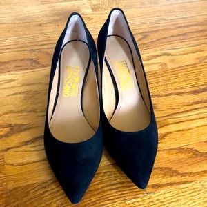 Salvatore Ferragamo Suede Kitten Heel
